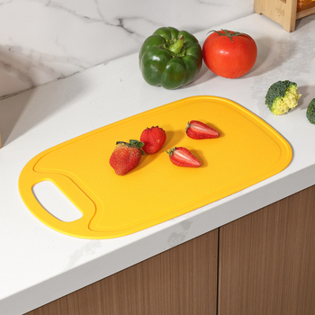 Ελαφριά σανίδα κοπής από PP/άχυρο σιταριού για κουζίνα, βρεφικά γεύματα, φρούτα και λαχανικά, εξωτερική χρήση — Μοντέρνος απλός σχεδιασμός, καλοκαίρι 2021