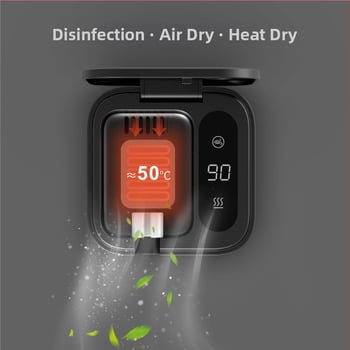 Sterilizator pentru periuțe YMISMART Y8, portabil, ABS/acrilic, dezinfecție închisă 90–99 s