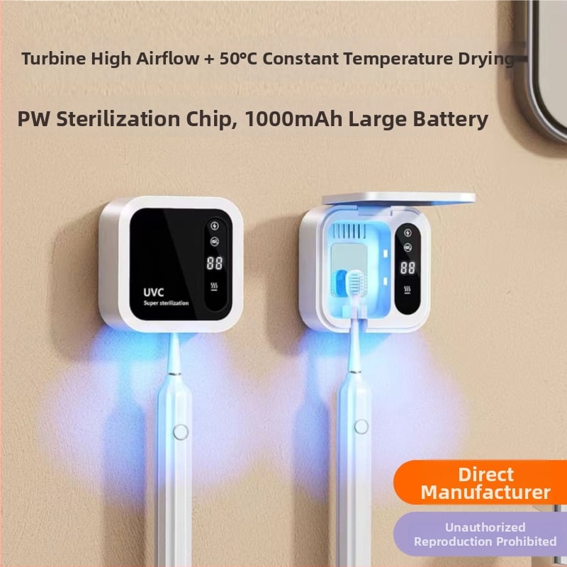 Sterilizator pentru periuțe YMISMART Y8, portabil, ABS/acrilic, dezinfecție închisă 90–99 s