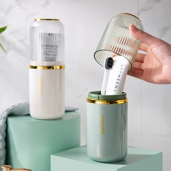 Držač četkica za zube — Plastični, skladištenje, Pakiranje 80 kom, Ispis logotipa, Mogućnost prilagodbe