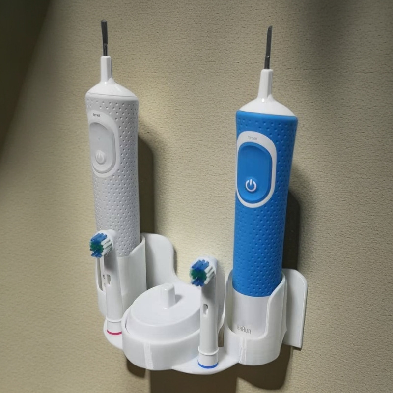 ZEAPOAI Plastični držač za električne četkice, prilagodljiv logotipu, 26-dijelni set, kompatibilan s Oral-B