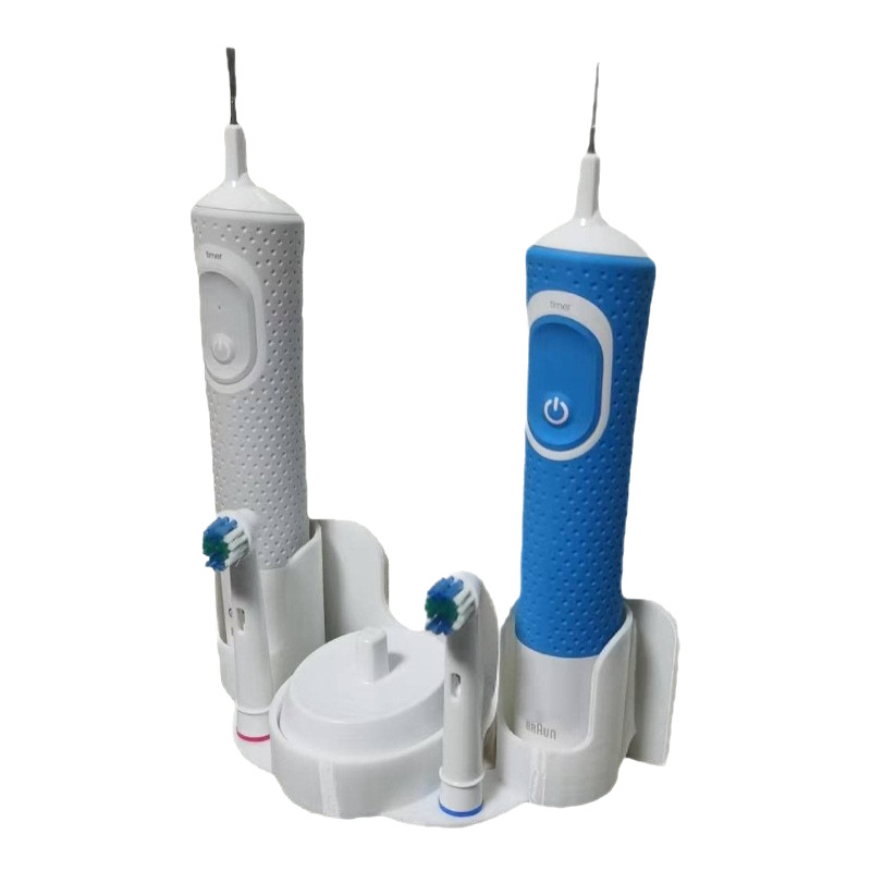 ZEAPOAI Plastični držač za električne četkice, prilagodljiv logotipu, 26-dijelni set, kompatibilan s Oral-B