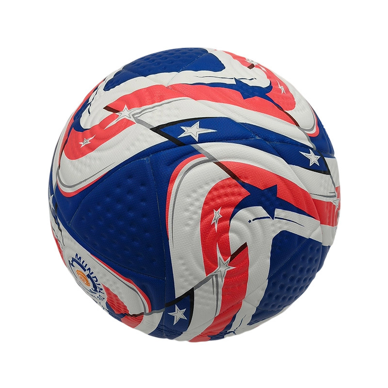 Futball-labda No.5 – PU bőr, ragasztott varrás, edzésekhez és szabadtéri versenyekhez, általános- és középiskolások számára, testreszabható