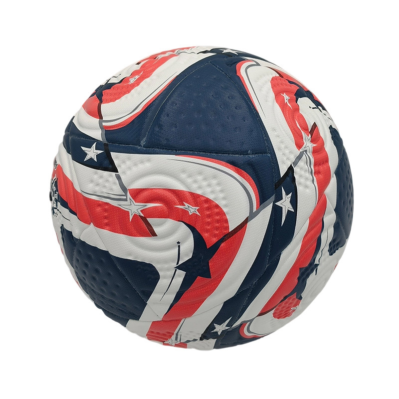 Futball-labda No.5 – PU bőr, ragasztott varrás, edzésekhez és szabadtéri versenyekhez, általános- és középiskolások számára, testreszabható