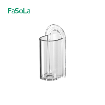 FaSoLa Fogkefetartó — Fúrás nélküli, Falra szerelhető, Szívócsésze, PET/PC