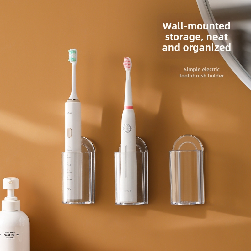 FaSoLa Fogkefetartó — Fúrás nélküli, Falra szerelhető, Szívócsésze, PET/PC