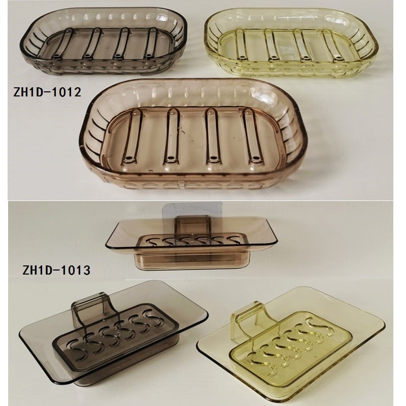 PS plastična kutija za sapun na zid, jajolikog oblika, s usisnom čašom i otisnutim logom, prilagodljiva; pakiranje 120 ili 160 komada