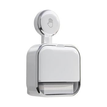 Caseta de săpun ABS și raft de depozitare pentru baie — montaj pe perete cu ventuză, fără găuri, seria Space