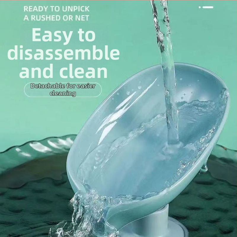 Pengyi Plastový nástenný stojan na mydlo so sacou prísavkou, bez vŕtania, odkvapkávacia miska (Materiál: plast; Značka: Pengyi; 1 ks; Montáž na stene s prísavkou; Bez vŕtania)