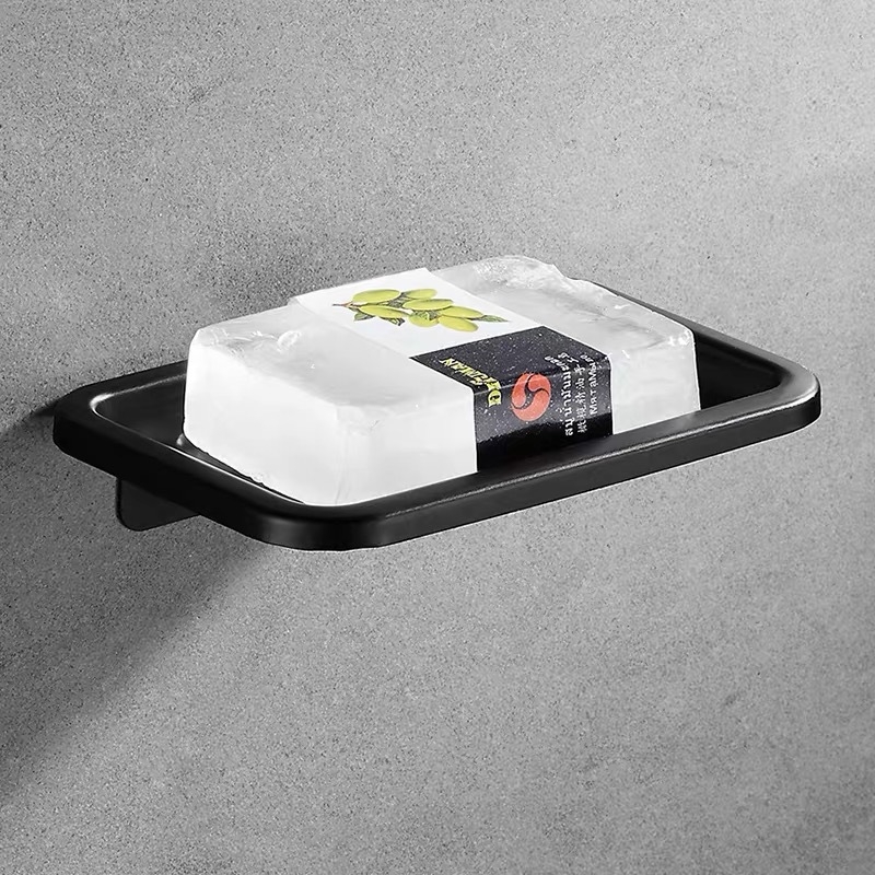 Tenace Zidni držač sapuna od nehrđajućeg čelika i kosmičkog aluminija, s odvodom, kupaonica
