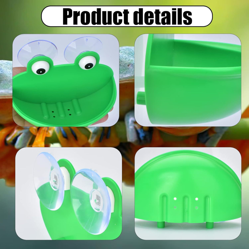 Plastični držač sapuna u obliku žabe, zidni, pakiranje 200 kom., prilagodljivo