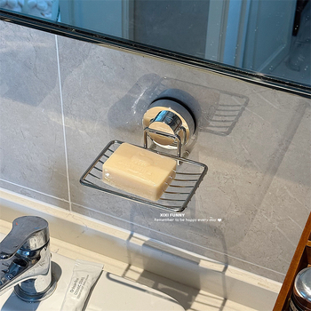 Otter zidno postavljena posuda za sapun s odvodnim nosačem za kupaonicu — bez poklopca, bez vaku, materijal: Drugo