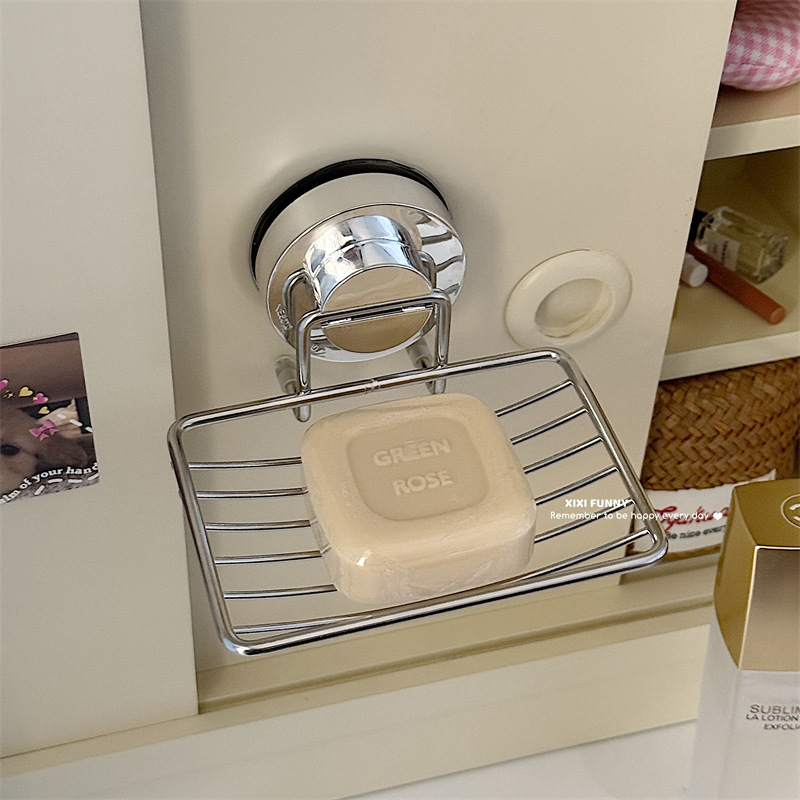 Otter zidno postavljena posuda za sapun s odvodnim nosačem za kupaonicu — bez poklopca, bez vaku, materijal: Drugo