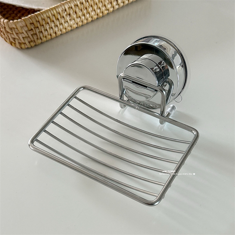 Otter zidno postavljena posuda za sapun s odvodnim nosačem za kupaonicu — bez poklopca, bez vaku, materijal: Drugo