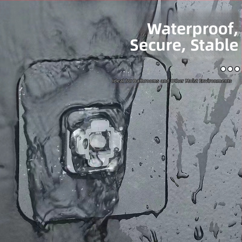 Mydlová miska s adhezívnym háčikom na stenu pre dlaždice – ABS plast