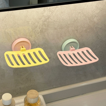 Fürdőszobai szappantartó, műanyag, dopamin-stílus, fúrás nélküli, fedél nélkül