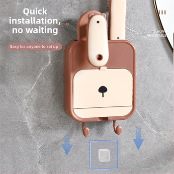 Kangmi falra szerelhető szappanbox lefolyóval, szívókoronggal, fedéllel, műanyagból, 72 darabos csomag