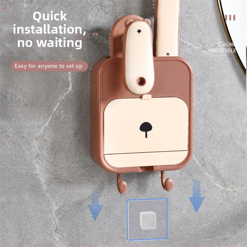 Kangmi falra szerelhető szappanbox lefolyóval, szívókoronggal, fedéllel, műanyagból, 72 darabos csomag