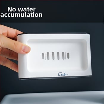 Műanyag szappontartó fürdőszobához, nagy kapacitású, Ou Youke márka, logóval