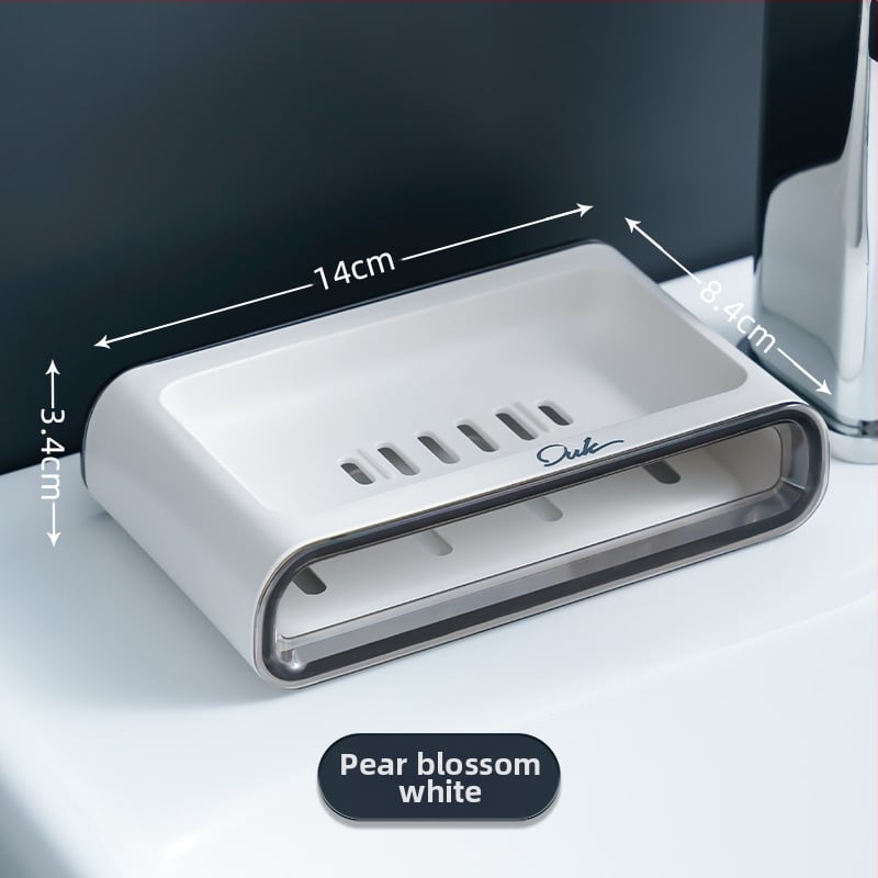 Műanyag szappontartó fürdőszobához, nagy kapacitású, Ou Youke márka, logóval