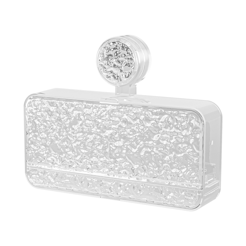 imega Nástenná nádoba na mydlo so sacím krúžkom, bez vŕtania, ABS, kód Y3927