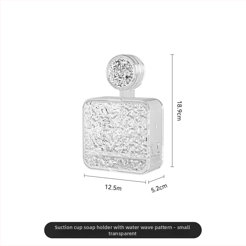 imega Nástenná nádoba na mydlo so sacím krúžkom, bez vŕtania, ABS, kód Y3927