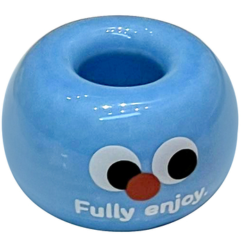 Kerámiás fogkefetartó alternat rögzítéssel — mosdó melletti tároló gyerek fogkefékhez