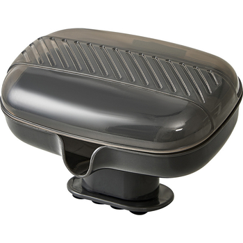 Fürdőszobai szappantartó doboz suction cup alapú, fedéllel – PP anyag; Márka Qj; 80 db; Import nélkül