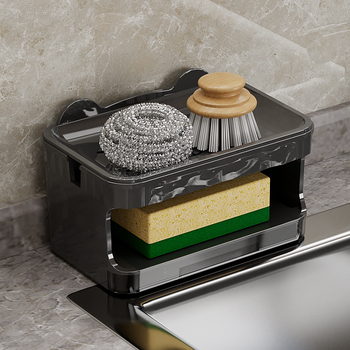 Medve formájú szappantartó vákuumos rögzítésű falra a fürdőszobába; Anyag: műanyag/PP; Márka: Deer Qin; Testreszabható