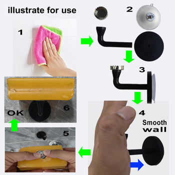 Szappantartó mágneses vákuumos rögzítéssel, műanyag, 200 darabos doboz, testreszabás elérhető