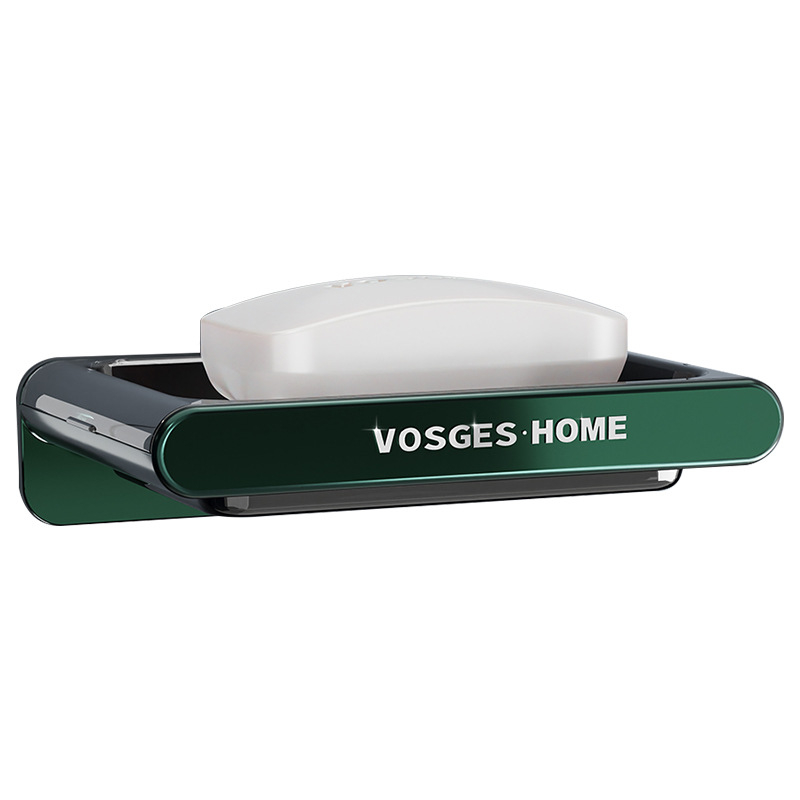 Raft de drenaj pentru săpun montat pe perete — plastic, mediu, fără capac, fără ventuză, logo imprimat