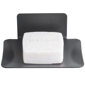 Nine Carvings falra szerelt szappantartó, alumínium ötvözet, modell 111, 1 db