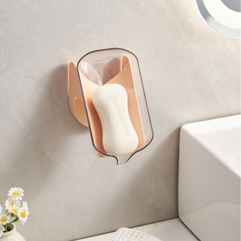 Multifunkcionális szappantartó lefolyóval, fúrás nélkül, szívókoronggal, műanyagból, testreszabható, 120 darabos doboz