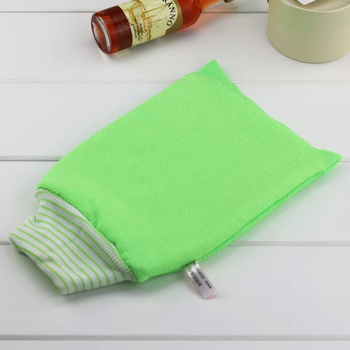 Soothing Beauty erősen hámlasztó fürdőkesztyűk, pamut, univerzális