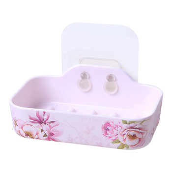 Hill Falra szerelhető szappantartó vákuumos szívókoronggal, lyukasztás nélküli fürdőszobai tároló; anyag: nyom nélküli ragasztócsíkok + melamin; 1 db; testreszabható