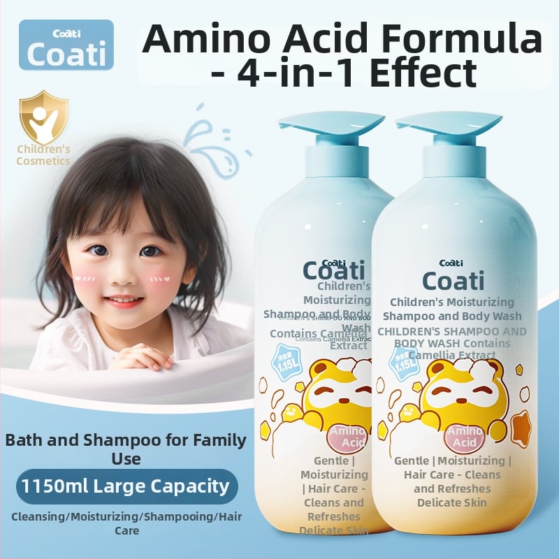 Little Raccoon Gyermekeknek 2 az 1-ben sampon és tusfürdő – újszülötteknek, fürdő készlet, 12 db