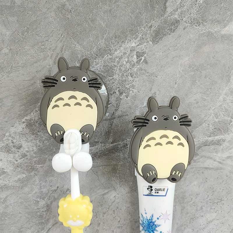 Kreativni set držača za četkicu i pastu Totoro, zidni nosač, kupaonica