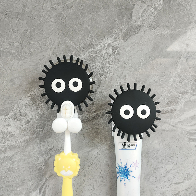 Kreativni set držača za četkicu i pastu Totoro, zidni nosač, kupaonica
