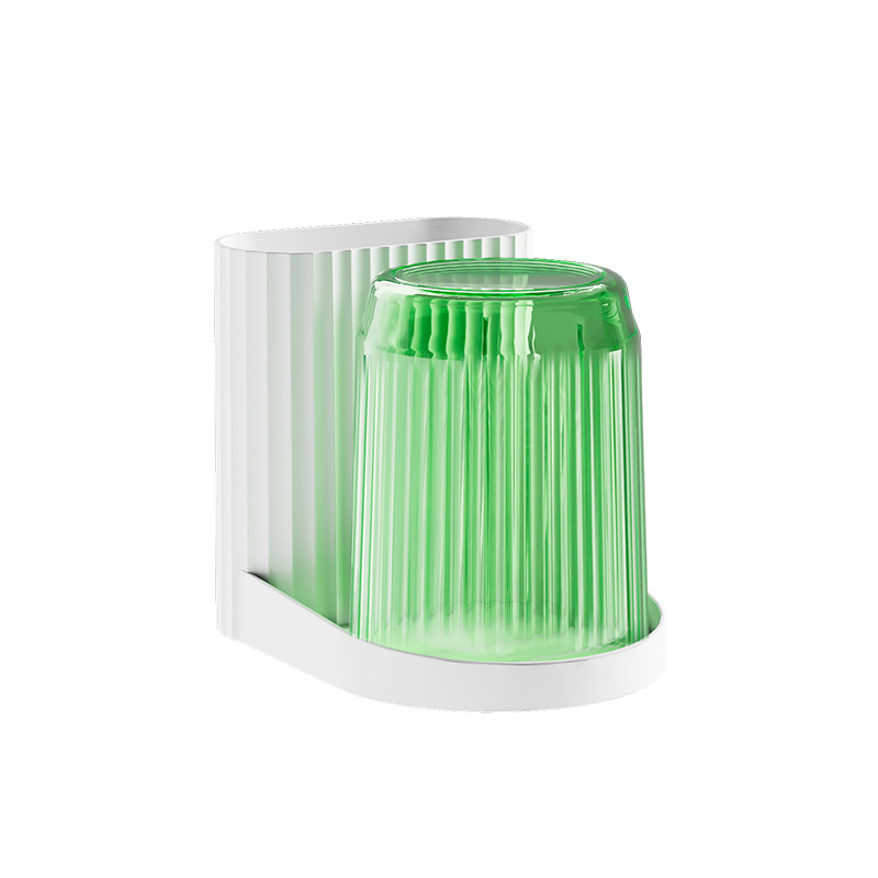 Fogkefetartó – ragasztós, falra szerelhető fürdőszobai tároló, fogkefék és öblítő pohár számára, műanyag