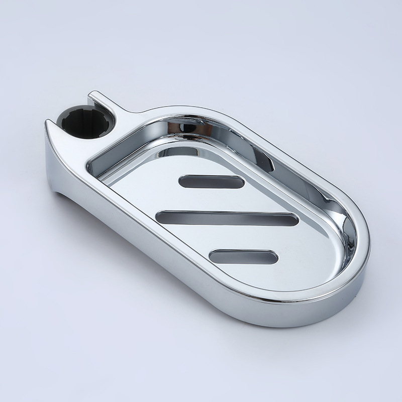 ABS zuhanyzós szappantál logó nyomtatva, testreszabható, injekciós fémbevonatú kivitel, szappantartó