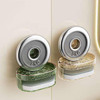 Műanyag lepke alakú szappantartó vákuumos rögzítéssel, dupla rétegű tároló, fúrás nélkül, testre szabható, 100 darabos doboz