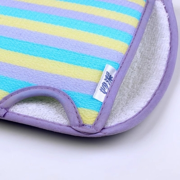 Miaojie fürdőkesztyűk - pamut, kétoldalas, vastagított, felnőtteknek