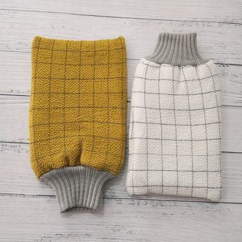 Fürdőkesztyűk – kétoldalas, vastag, durva textúra, viszkóz anyag, 500 darabos csomag