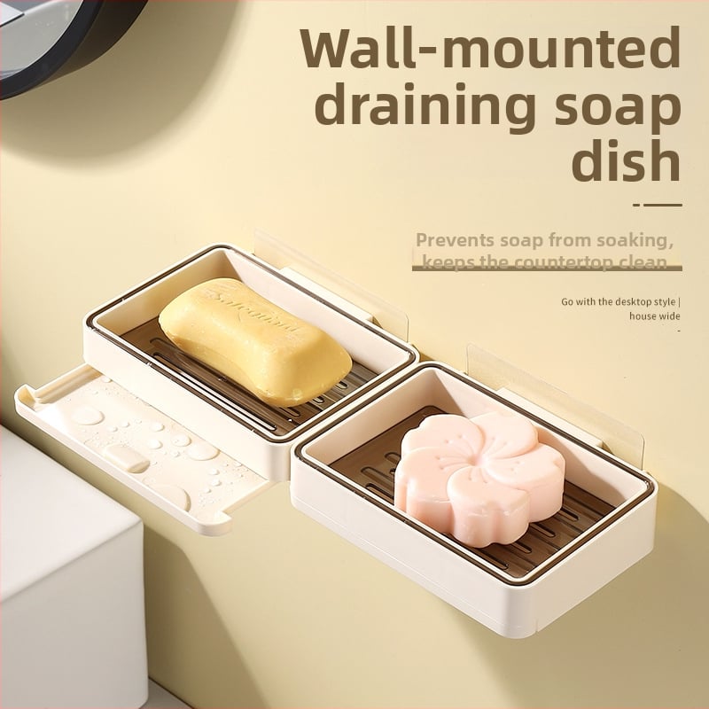 PS anyagú falra szerelhető szappontartó szívókoronggal, logó nyomtatás, személyre szabás elérhető