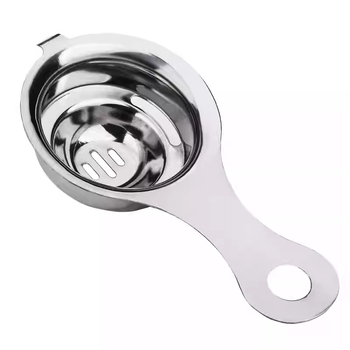 304 rozsdamentes acél tojásfehérje szeparáló, modern minimalista design, logó nyomtatás