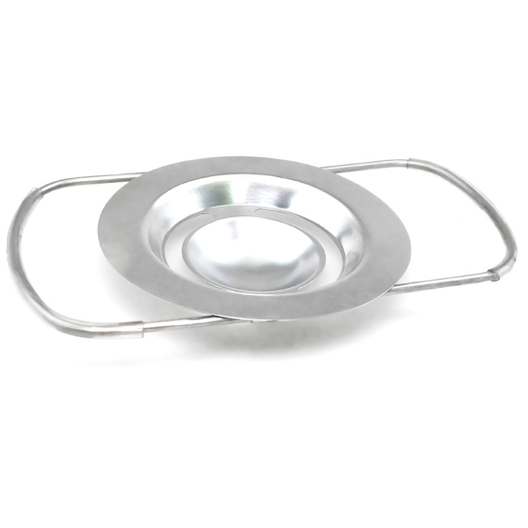 Tojásfehérje és tojássárgája szeparáló rozsdamentes acélból, konyhai eszköz modern minimalista stílussal