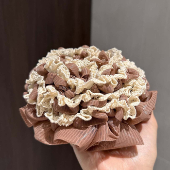 7sevenlike Luksuzna čipkasta najlon kuglica za kupanje za žene, 80 g