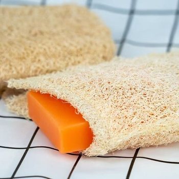 Torba za sapun od loofah s pjenastom mrežom, debela kupka eksfolirajući sapun za odrasle, prilagodljivo