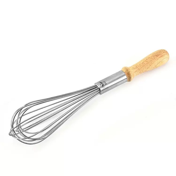 Jajni mikser od nehrđajućeg čelika s drškom, ručni šlag alat s odvajačem bjelanjaka za kolače