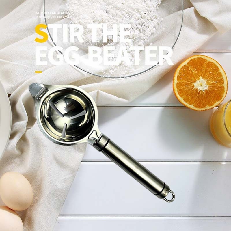 Odlúčovač vaječného žĺtka z nerezovej ocele 304, prenosný a kompaktný, bez elektrickej energie